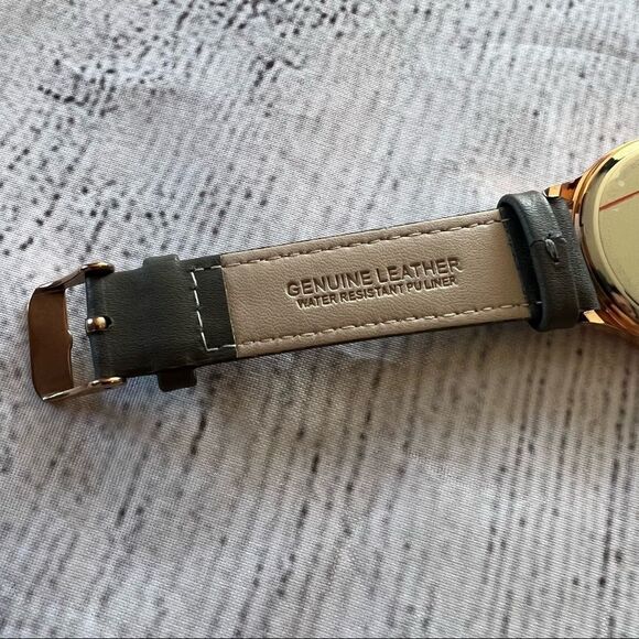 Monroe Classique Womens Leather Band Water Resistant Watch Brand New - Picture 7 of 7